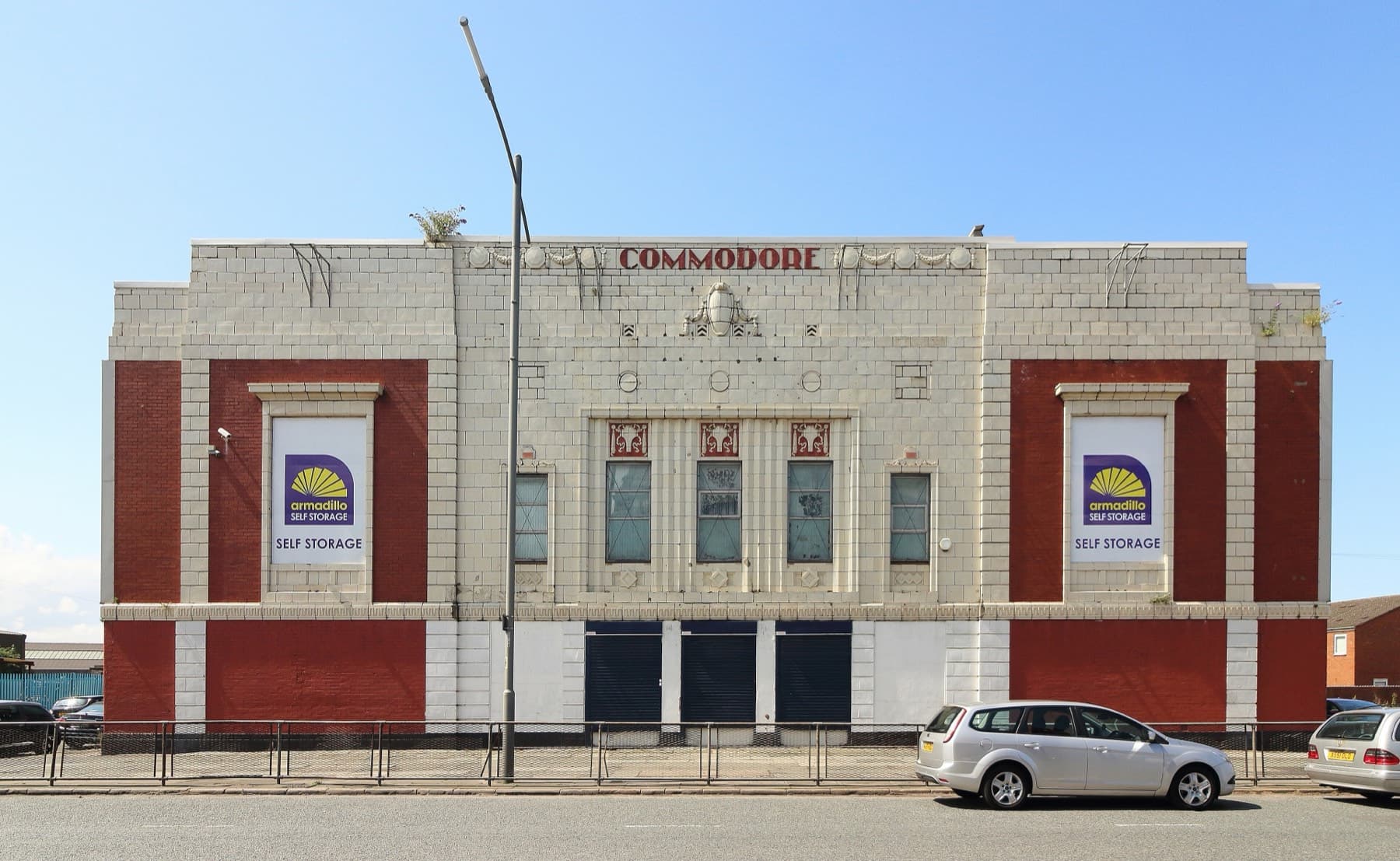 Cinema exterior and signage